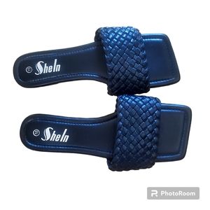 Sheln Braided Design Single Band Slides size 10